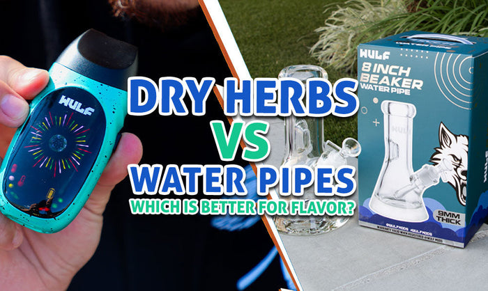 Vaporizador de hierbas secas vs pipa de agua: ¿Cuál es mejor para el sabor?