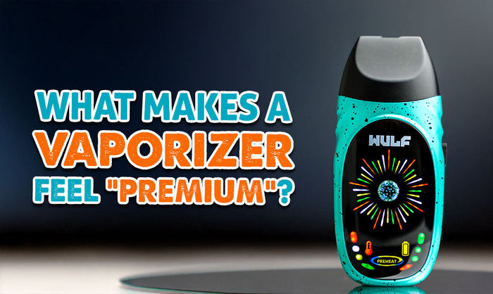¿Qué hace que un vaporizador se sienta "premium"?