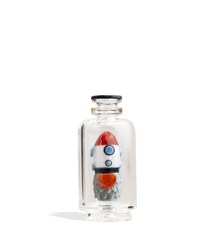 Empire Glassworks Custom Peak Top Rocket Ship Front View on White Background