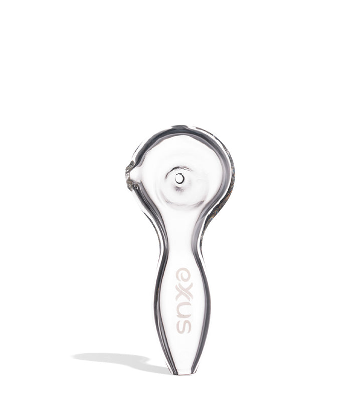 Clear Exxus Vape BUBL Hand Pipe Front View on White Background