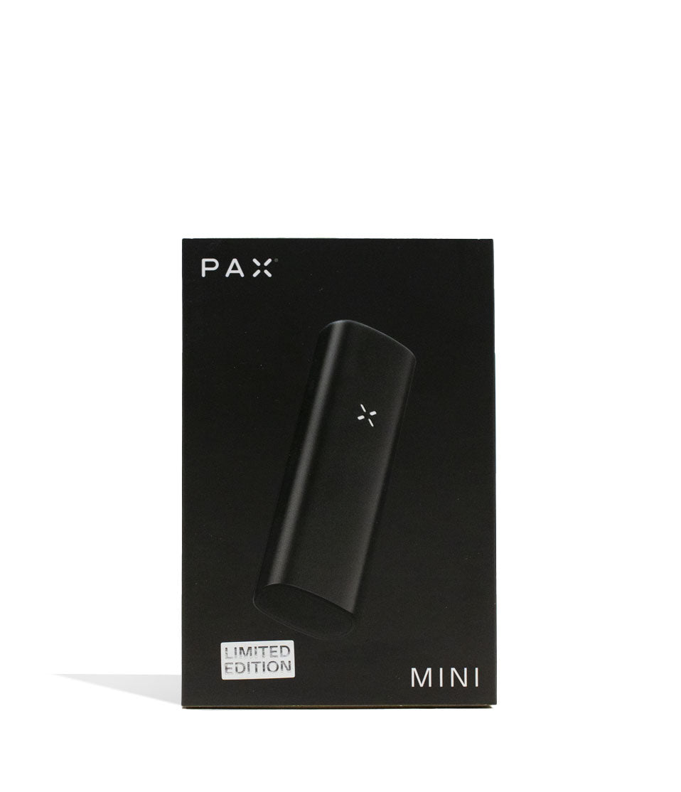Onyx JGoldcrown x PAX Mini Dry Herb Vaporizer Packaging Front View on White Background