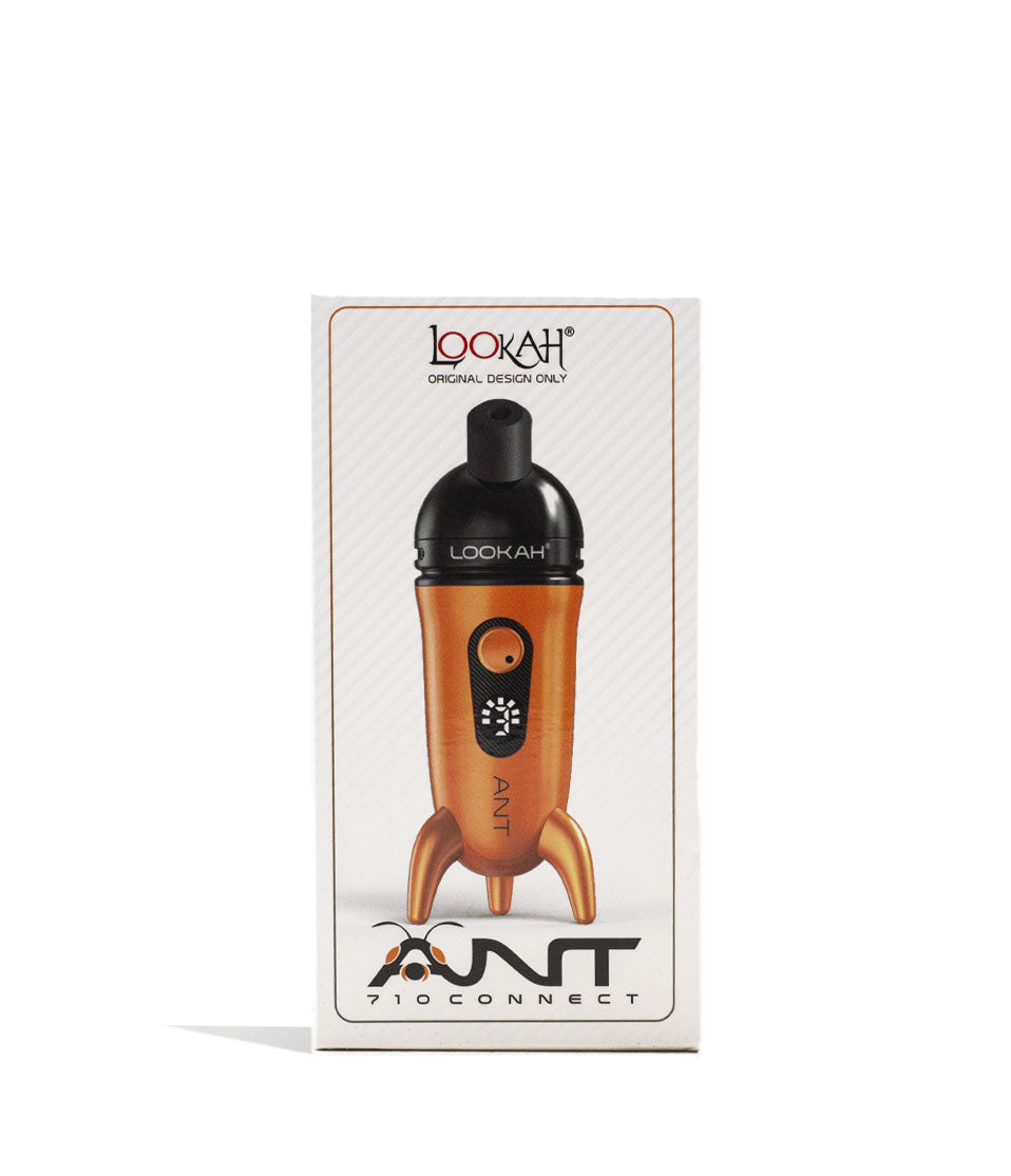 Orange Lookah Ant Wax Pen Packaging Front View on White Background