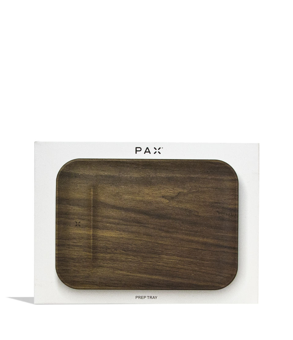 PAX Walnut Finished Prep Tray Packaging Front View on White Background