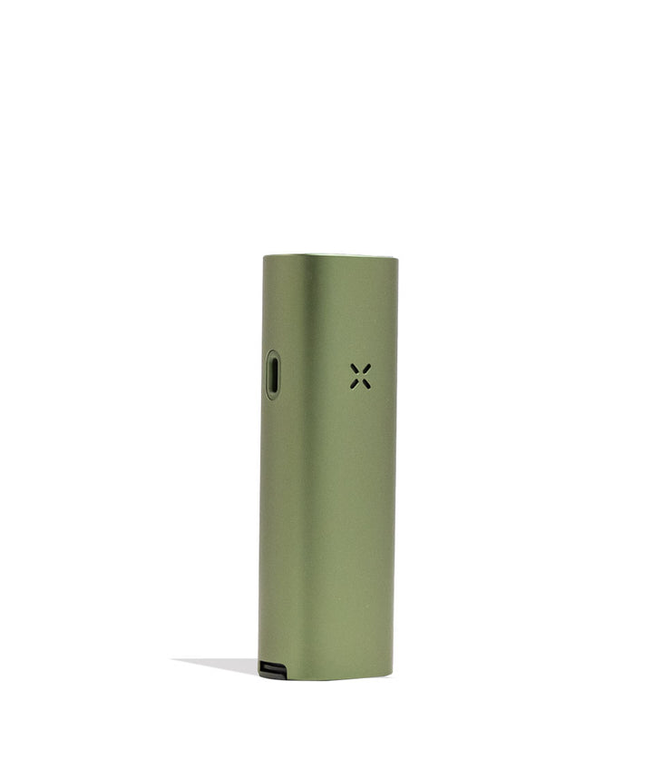 PAX 4 Portable Dry Herb Vaporizer Greenstone side view on white background