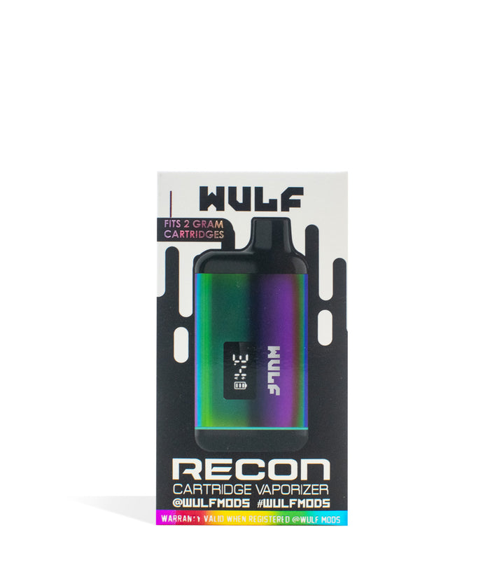 Full Color Wulf Mods Recon Cartridge Vaporizer single pack on white background