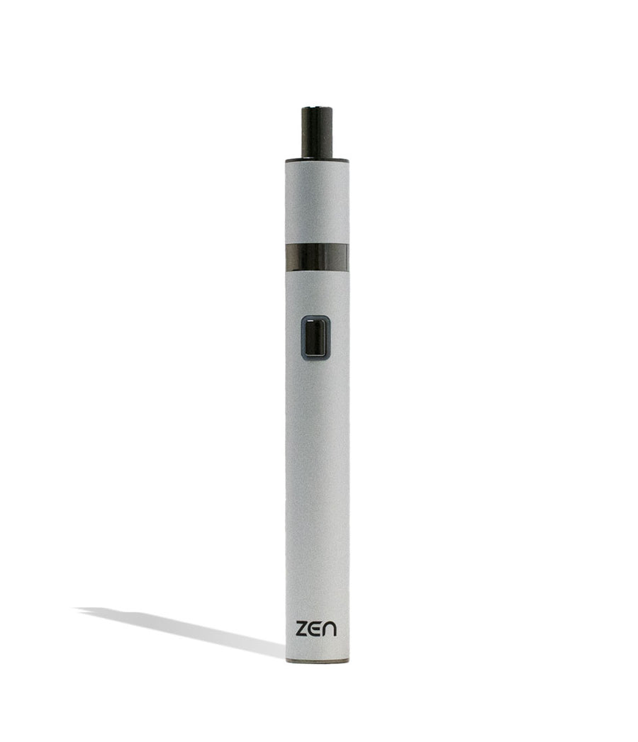 Silver Yocan Zen Wax Vaporizer Front View on White Background