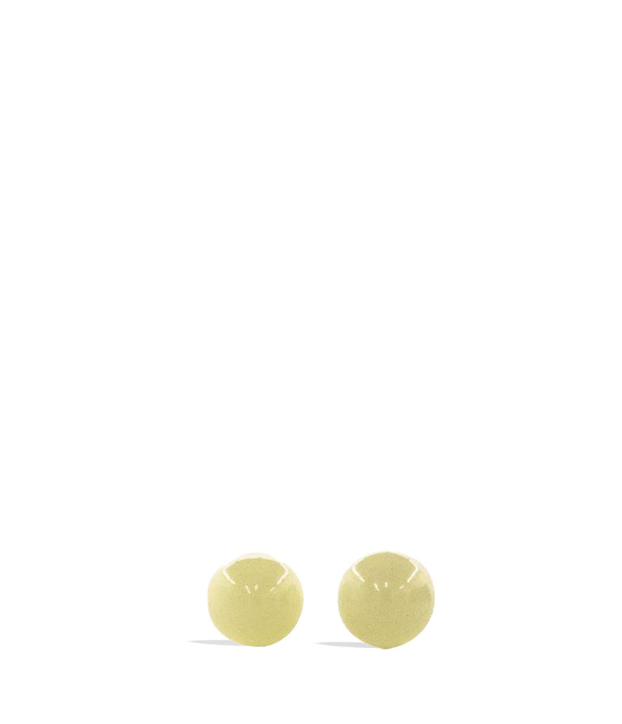 2pk Glass Beads with Custom Color for Bangers on white background