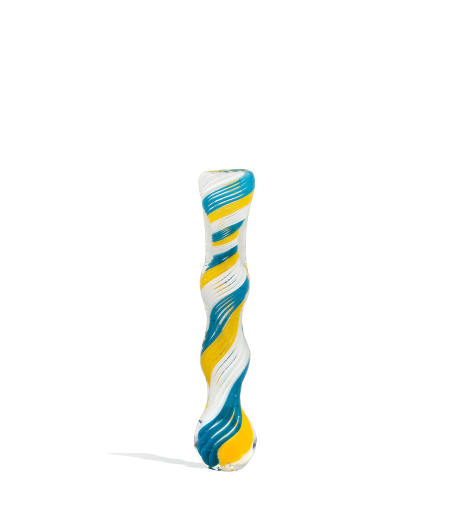 4 inch Multi Color Chillum on white background