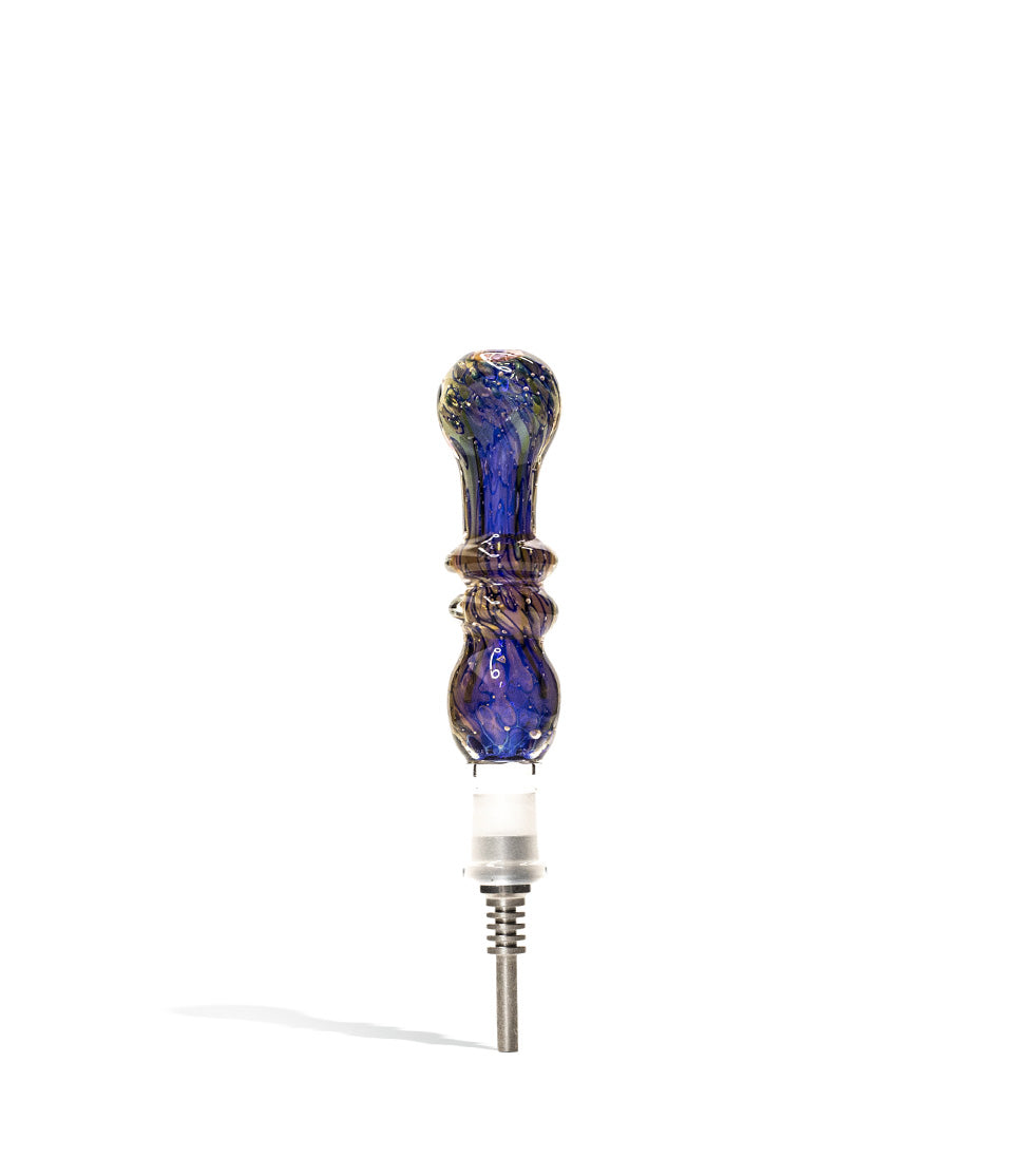 Double Thick Glass Nectar Collector on white studio background