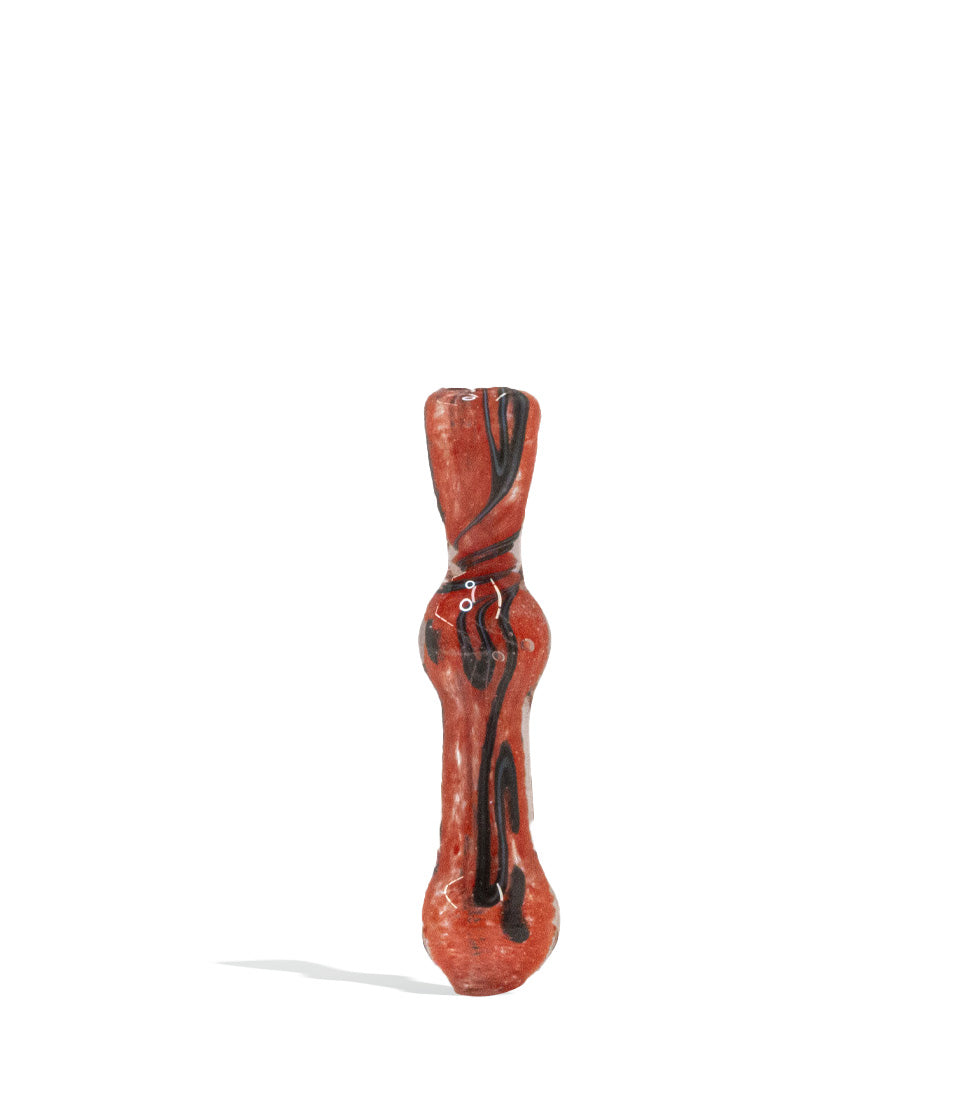 Red Frit and Art Chillum on white background