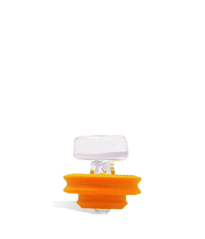 Orange Puffco Peak Pro Ball Cap on white background