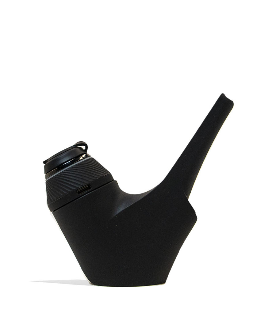 Black Puffco Proxy Travel Pipe Front View on White Background
